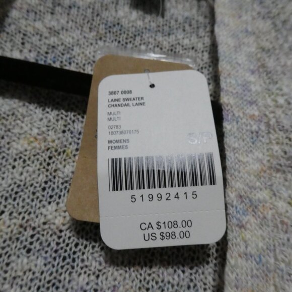 ROOTS | small | Open Front Cardigan With Pockets | Laine Sweater | NWT - Picture 6 of 16